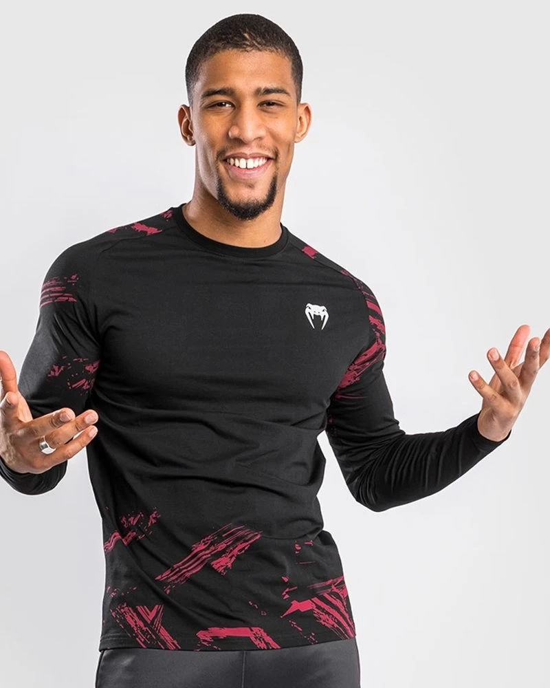 UFC Venum Authentic Fight Week 2.0 L/S Shirt Zwart Rood 3 UFC Venum Authentic Fight Week 2.0 L/S Shirt Zwart Rood