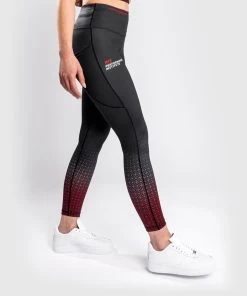 UFC Venum Performance Institute Sportlegging Dames Zwart Rood -Boksen Winkel ufc venum ufc venum performance institute sportleg 2