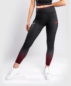 UFC Venum Performance Institute Sportlegging Dames Zwart Rood -Boksen Winkel ufc venum ufc venum performance institute sportleg 3