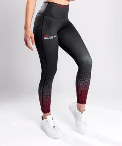 UFC Venum Performance Institute Sportlegging Dames Zwart Rood -Boksen Winkel ufc venum ufc venum performance institute sportleg 4