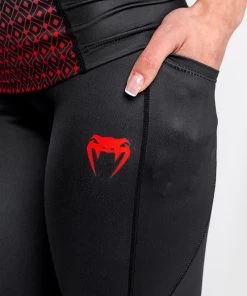 UFC Venum Performance Institute Sportlegging Dames Zwart Rood -Boksen Winkel ufc venum ufc venum performance institute sportleg 5