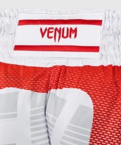 RWS X Venum Muay Thai Kickboxing Short Wit Rood
