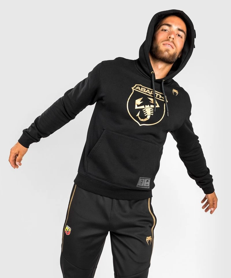 Venum Abarth #1 Hoodie Sweater Zwart Goud 8 Venum Abarth #1 Hoodie Sweater Zwart Goud - Afbeelding 6