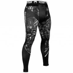 Venum Art Spats Panty Legging Zwart Wit Venum Kleding -Boksen Winkel venum venum art spats panty legging zwart wit venu 4