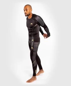 Venum Athletics Sportlegging Compression Pants Zwart Goud -Boksen Winkel venum venum athletics sportlegging compression pan 3