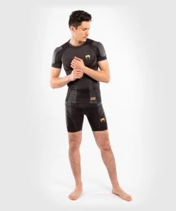 Venum Athletics Vale Tudo Compressie Short Zwart Goud -Boksen Winkel venum venum athletics vale tudo compressie short z 3