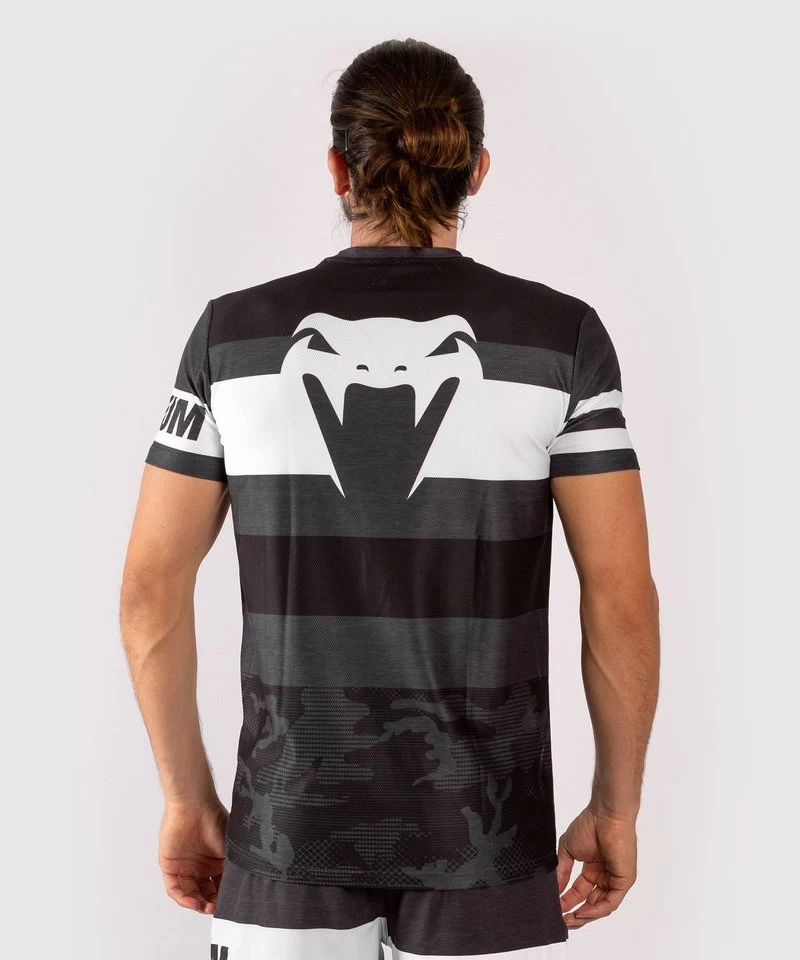 Venum Bandit Dry Tech T-shirt Zwart Grijs 4 Venum Bandit Dry Tech T-shirt Zwart Grijs - Afbeelding 2