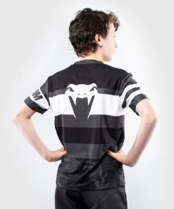 Venum Bandit Kids Dry Tech T-shirts Zwart Grijs -Boksen Winkel venum venum bandit kids dry tech t shirts zwart gr 4