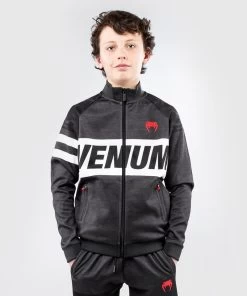 Venum Bandit Sportvest Trainingsjas Kinderen Zwart Grijs -Boksen Winkel venum venum bandit sportvest trainingsjas kinderen 5