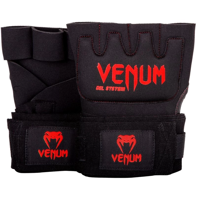 Venum Binnen Handschoenen Kontact Gel Gloves Zwart Rood 4 Venum Binnen Handschoenen Kontact Gel Gloves Zwart Rood - Afbeelding 2