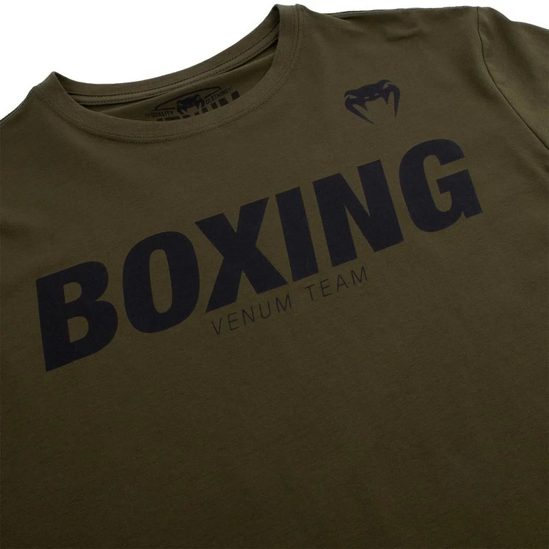Venum Bokskleding BOXING VT T-shirts Khaki Zwart 6 Venum Bokskleding BOXING VT T-shirts Khaki Zwart - Afbeelding 4