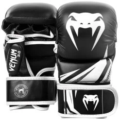 Venum Challenger 3.0 MMA Sparring Handschoenen Zwart Wit -Boksen Winkel venum venum challenger 30 mma sparring handschoene 2