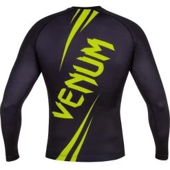 Venum Challenger Rash Guard L/S Zwart Geel 14 Venum Challenger Rash Guard L/S Zwart Geel -Boksen Winkel venum venum challenger rash guard l s zwart geel 4