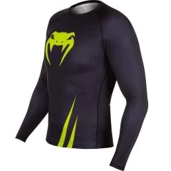 Venum Challenger Rash Guard L/S Zwart Geel 16 Venum Challenger Rash Guard L/S Zwart Geel -Boksen Winkel venum venum challenger rash guard l s zwart geel 6