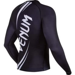 Venum Challenger Rash Guard L/S Zwart Wit -Boksen Winkel venum venum challenger rash guard l s zwart wit 2