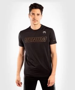 Venum Classic Evo Dry-Tech T-shirt Zwart Brons -Boksen Winkel venum venum classic evo dry tech t shirt zwart bro 1