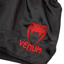 Venum Classic Muay Thai Kickboks Broekjes Zwart Rood -Boksen Winkel venum venum classic muay thai kickboks broekjes zw 8