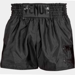 Venum Classic Muay Thai Kickboks Short Zwart Zwart -Boksen Winkel venum venum classic muay thai kickboks short zwart 6