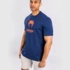 Venum Classic T-shirt Katoen Marineblauw Oranje