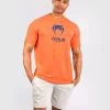 Venum Classic T-shirt Katoen Oranje Marineblauw 2 Venum Classic T-shirt Katoen Oranje Marineblauw -Boksen Winkel venum venum classic t shirt katoen oranje marinebl