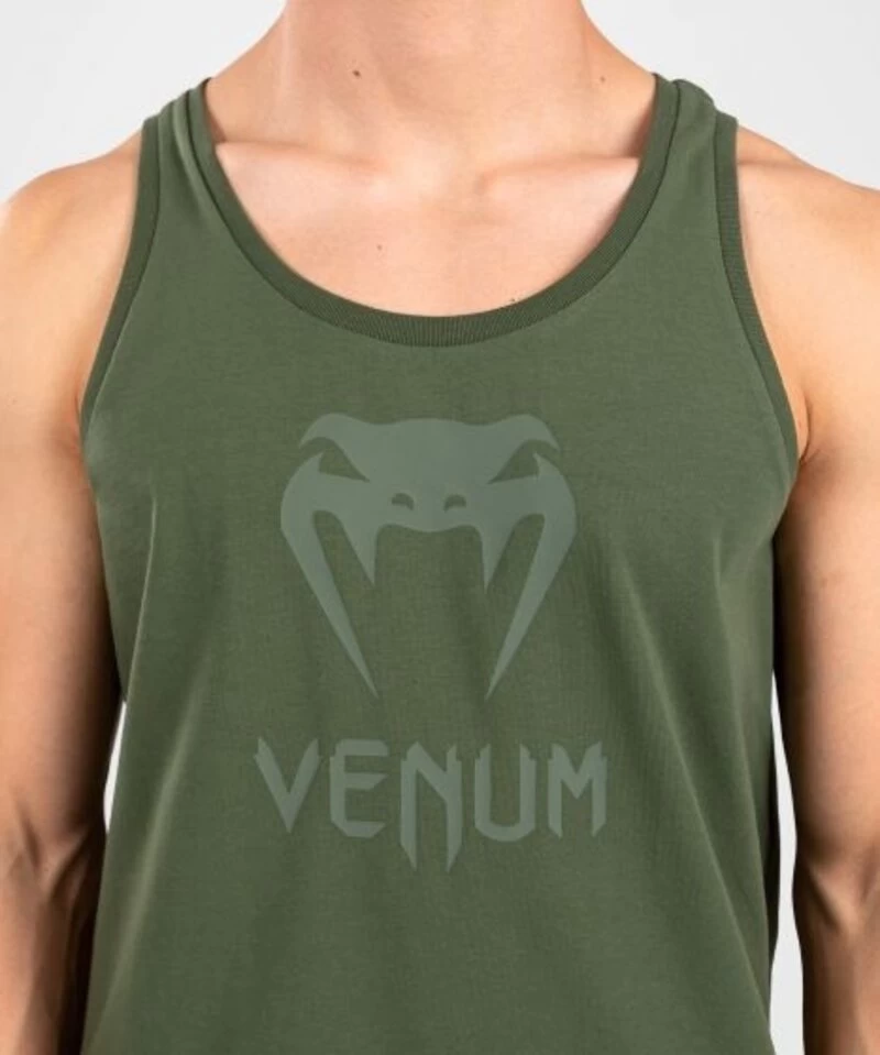Venum Classic Tank Top Katoen Military Green 4 Venum Classic Tank Top Katoen Military Green - Afbeelding 2