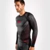 Venum Contender 5.0 Rashguards L/S Zwart Rood -Boksen Winkel venum venum contender 50 rashguards l s zwart rood