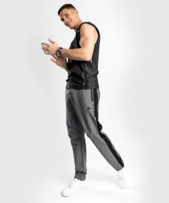Venum Contender Evo Joggers Joggingbroek Grijs Zwart -Boksen Winkel venum venum contender evo joggers joggingbroek gri 3