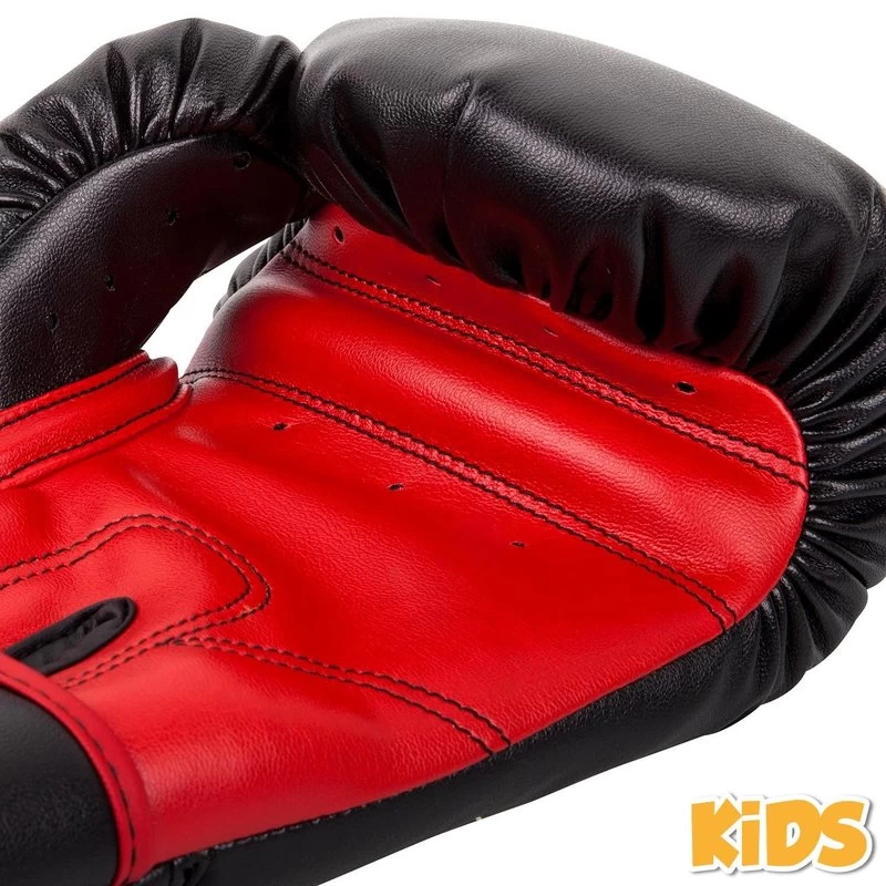Venum Contender Kinder Bokshandschoenen Zwart Rood 5 Venum Contender Kinder Bokshandschoenen Zwart Rood - Afbeelding 3