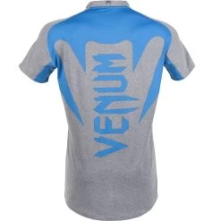 Venum Dry Tech Hurricane X FIT™ T-shirt Grijs Neo Blauw -Boksen Winkel venum venum dry tech hurricane x fit t shirt grijs 4