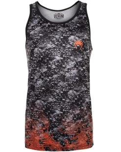Venum Dry Tech Tramo Tanktop Zwart Oranje -Boksen Winkel venum venum dry tech tramo tanktop zwart oranje 2