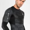 Venum Electron 3.0 Rash Guard Compressie Shirt L/S Zwart 1 Venum Electron 3.0 Rash Guard Compressie Shirt L/S Zwart -Boksen Winkel venum venum electron 30 rash guard compressie shir