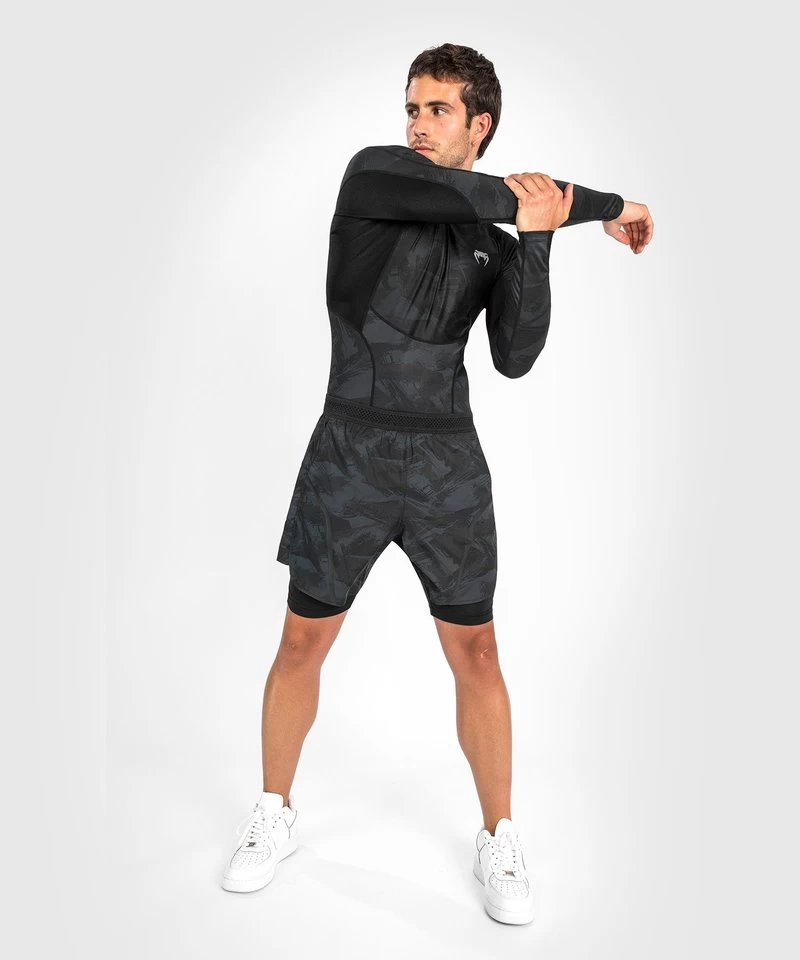 Venum Electron 3.0 Rash Guard Compressie Shirt L/S Zwart 7 Venum Electron 3.0 Rash Guard Compressie Shirt L/S Zwart - Afbeelding 5