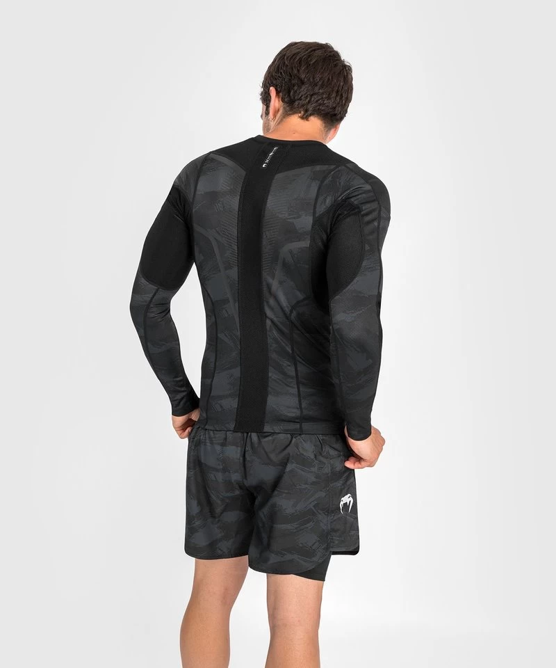 Venum Electron 3.0 Rash Guard Compressie Shirt L/S Zwart 10 Venum Electron 3.0 Rash Guard Compressie Shirt L/S Zwart - Afbeelding 8