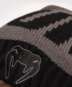 Venum Elite Beanie Grijs Zwart -Boksen Winkel venum venum elite beanie grijs zwart 1