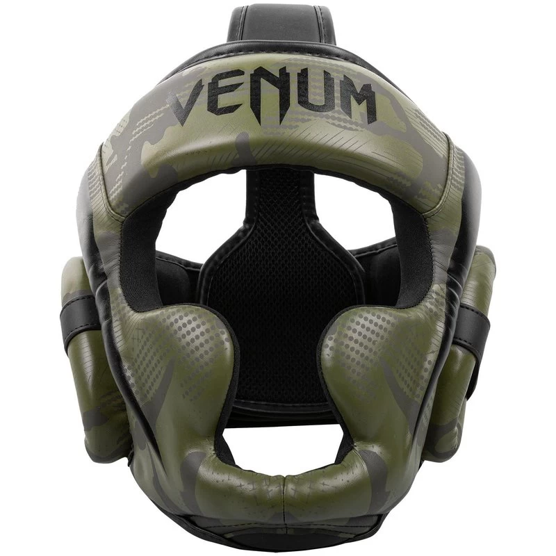 Venum Elite Bokshelm Hoofdbeschermer Khaki Camo 5 Venum Elite Bokshelm Hoofdbeschermer Khaki Camo - Afbeelding 3