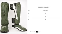 Venum Elite Evo Kickboks Scheenbeschermers Kaki Zilver -Boksen Winkel venum venum elite evo kickboks scheenbeschermers k 4