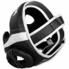 Venum ELITE Headgear Kickboks Hoofdbeschermer Zwart Wit -Boksen Winkel venum venum elite headgear kickboks hoofdbescherme