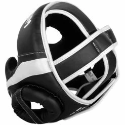 Venum ELITE Headgear Kickboks Hoofdbeschermer Zwart Wit