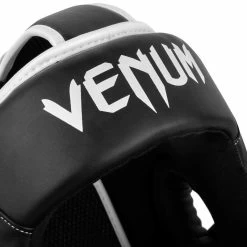 Venum ELITE Headgear Kickboks Hoofdbeschermer Zwart Wit -Boksen Winkel venum venum elite headgear kickboks hoofdbescherme 3