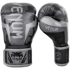 Venum Elite (Kickboks)Bokshandschoenen Black Dark Camo -Boksen Winkel venum venum elitekickboksbokshandschoenen black da 2
