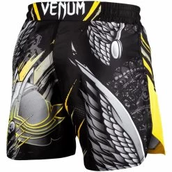 Venum Fight Shorts Viking 2.0 Zwart Geel -Boksen Winkel venum venum fight shorts viking 20 zwart geel 3