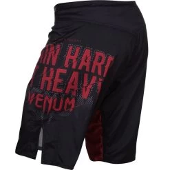 Venum Fightshorts Train Hard Hit Heavy Zwart Rood -Boksen Winkel venum venum fightshorts train hard hit heavy zwart 7