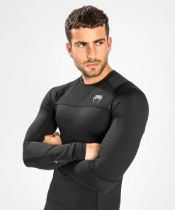 Venum G-Fit Air Rash Guard Lange Mouwen Zwart -Boksen Winkel venum venum g fit air rash guard lange mouwen zwar 1