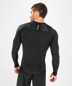 Venum G-Fit Air Rash Guard Lange Mouwen Zwart -Boksen Winkel venum venum g fit air rash guard lange mouwen zwar 4