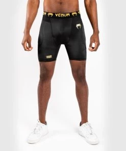 Venum G-Fit Compressie Short Zwart Goud 16 Venum G-Fit Compressie Short Zwart Goud -Boksen Winkel venum venum g fit compressie short zwart goud 4