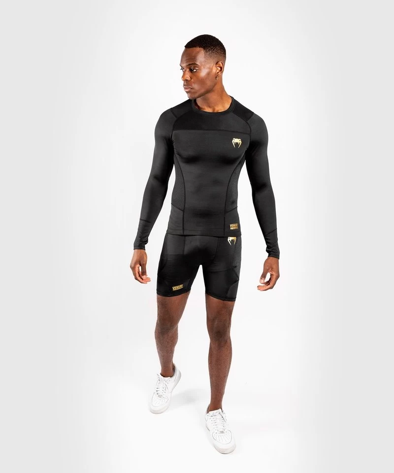 Venum G-Fit Compressie Short Zwart Goud 9 Venum G-Fit Compressie Short Zwart Goud - Afbeelding 7