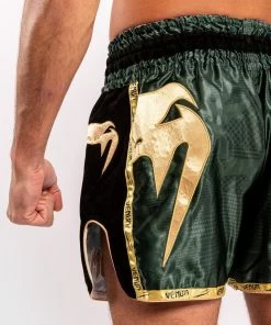 Venum Giant Camo Muay Thai Kickboks Broekje Khaki Goud 15 Venum Giant Camo Muay Thai Kickboks Broekje Khaki Goud -Boksen Winkel venum venum giant camo muay thai kickboks broekje 4