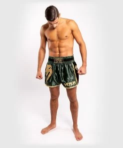 Venum Giant Camo Muay Thai Kickboks Broekje Khaki Goud 17 Venum Giant Camo Muay Thai Kickboks Broekje Khaki Goud -Boksen Winkel venum venum giant camo muay thai kickboks broekje 6