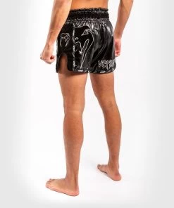 Venum GIANT INFINITE Muay Thai Kickboks Broekje Zwart Zwart 14 Venum GIANT INFINITE Muay Thai Kickboks Broekje Zwart Zwart -Boksen Winkel venum venum giant infinite muay thai kickboks broe 3