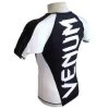 Venum Giant Rash Guards S/S Zwart Wit -Boksen Winkel venum venum giant rash guards s s zwart wit